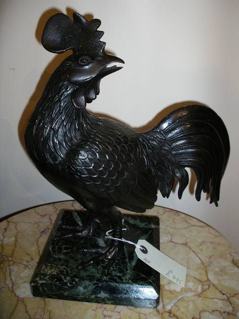 Early 20th Century Bronze Cockerell